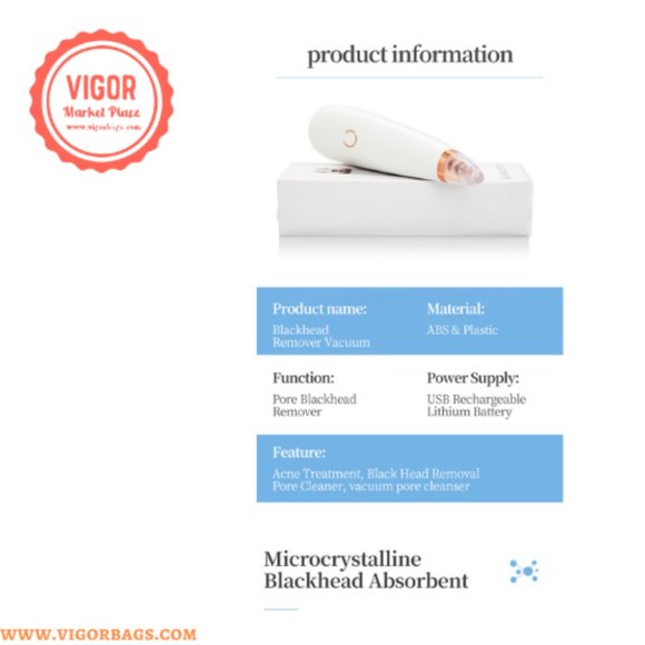 Premium Pimples Removal Deep Cleaning Tool Suction Blackhead Remover Device Elec - Picture 4 of 11